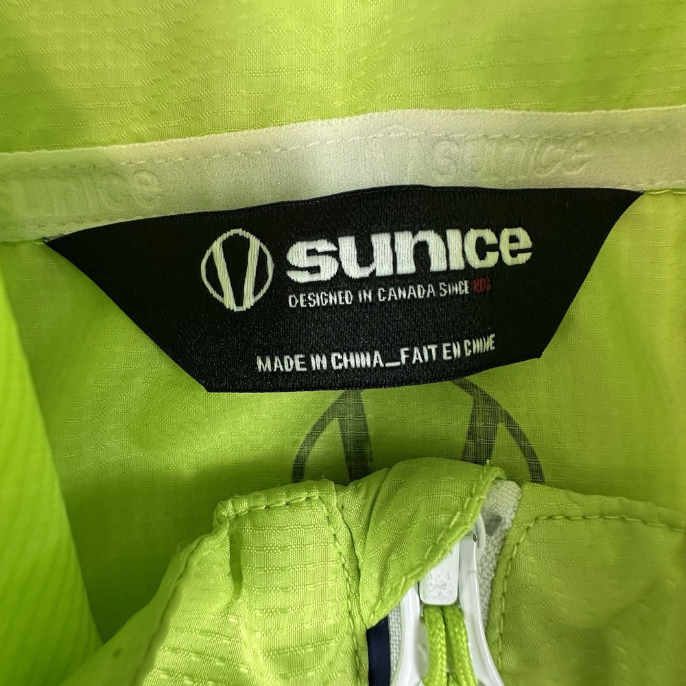 Sunice Westchester Wind Shirt Mens Large Green Blue Golf Pullover Lightweight - Picture 8 of 12